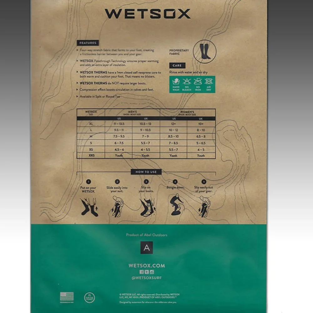 Neoprene Thermal XXS Youth XS Mens 4.5-6 Wetsuit Wader Frictionless Sock Fishing - Picture 4 of 5